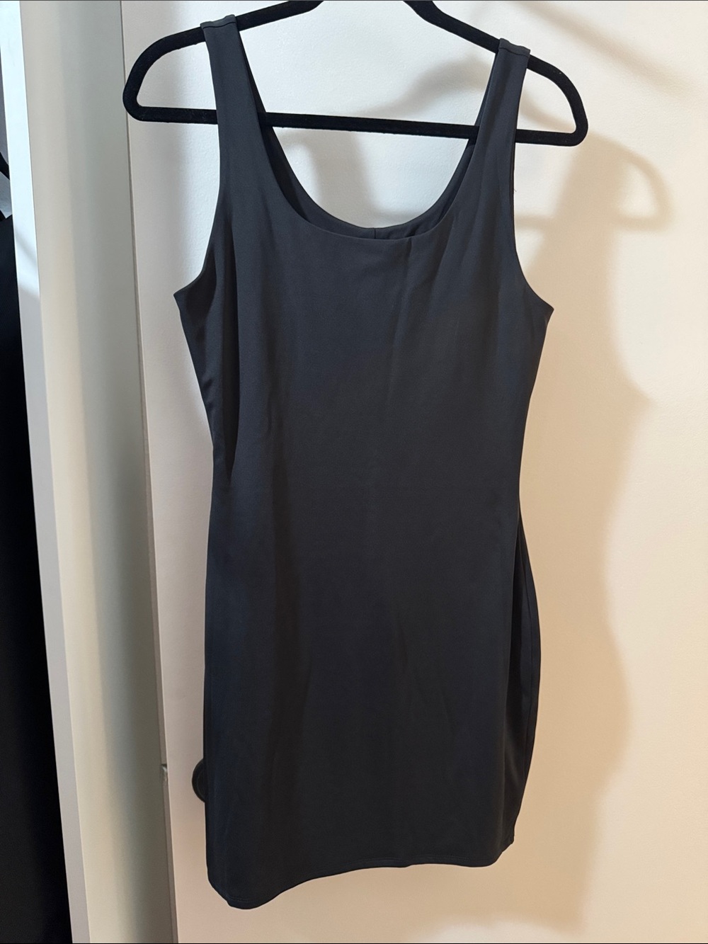Express Black Scoop Neck Mini Dress